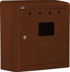 Brown gas meter housing G66/P surface-mounted