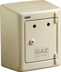 Obudowa zaworu gazowego beżowa G023/P natynkowa otwarta