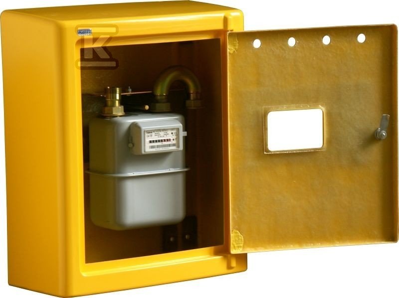 Yellow gas meter housing G56/MK surface - G-56S-1