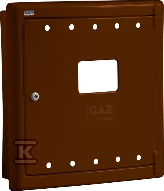 Brown gas meter housing R66 - R-66-2