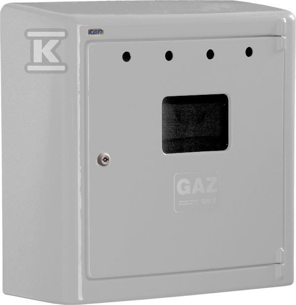 Gas meter / valve cabinet gray G-66 - G-66-4