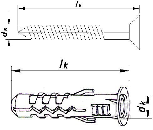 Złącze rozporowe metalowo-tworzywowe - B2066568-20E