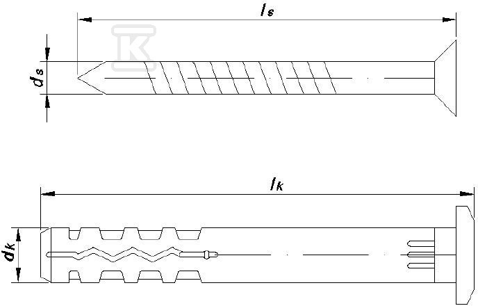 Expansion joint metal-plastic type KWK - B2066957-20E