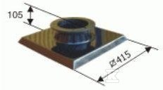 Roof socket B/I 160 acid-proof - UNIWERSAL46