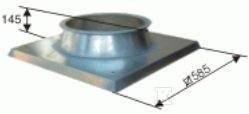 Roof socket B/I 315 galvanized - UNIWERSAL59