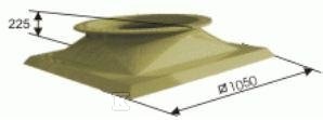 Roofcurb B/I 630 antistatic laminate - UNIWERSAL67