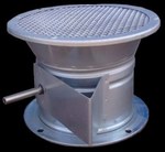 Adjustable damper for actuator 160 galvanized