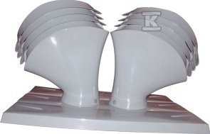 Вентиляційна труба Bryza 150 W2 - UNIWERSAL350