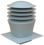 Zefir 250 roof vent - vent made of polyester-glass laminate mounted on PVC pipes