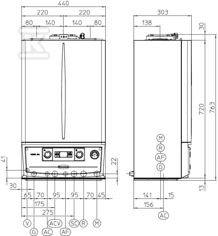 Cazan în condensație Victrix EXA 28 1 - 3.025778