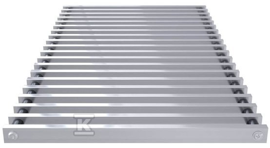 Roll-up aluminum grille type 20x100 - ZAL-1,8/20/100