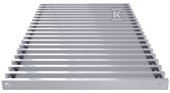 Roll-up aluminum grille type 20x130 - ZAL-1,8/20/130