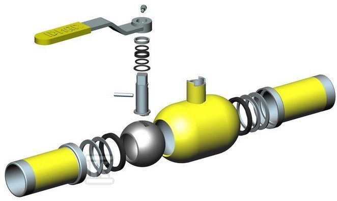 Zawór kulowy gaz DN 150 WKP 2c 1.6 2,5 - APA15000125170