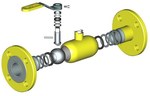 Zawór kulowy gaz DN 80 WKN 2a 1.6 - 4.0 MPa