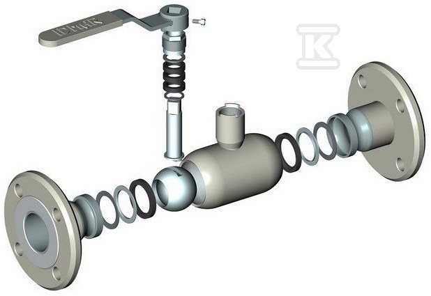 Zawór kulowy para DN 150 WKN 2at 1.6 - APA15070016780