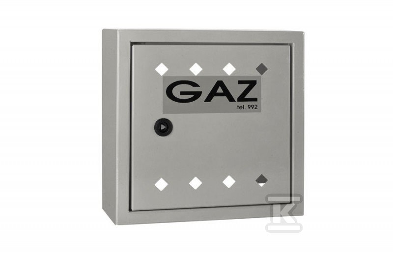 Gas valve box, 300x300x150, metal, - 06-25-0300-33