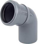 PP elbow for internal sewage 40/67 gray sanitary Onnline