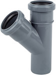 PP tee for internal sewage 40x40/45 sanitary gray Onnline