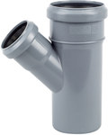 PP tee for internal sewage 75x50/45 sanitary gray Onnline