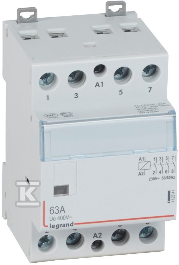 Contactor modular SM 363 63A 230V 4NO - 412541