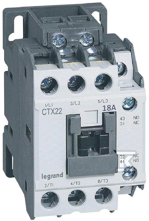 CTX3 3P 18A contactor 1NO1NC 48V AC - 416102