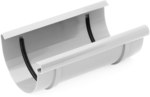 Gutter connector 75 mm /System 75 white