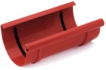 Gutter connector 75 mm /System 75 red