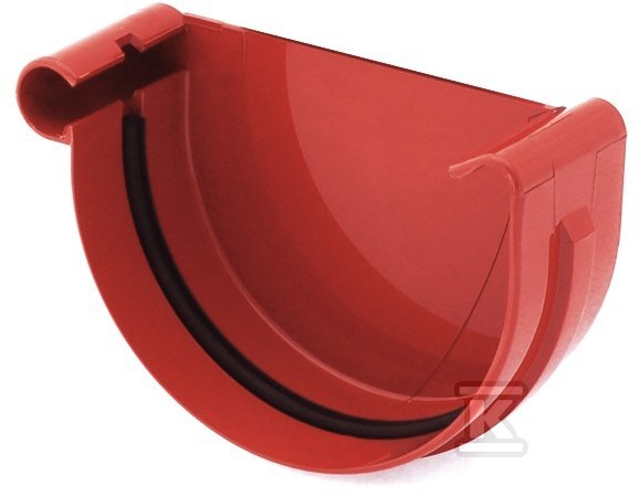 Left cap 75 mm /System 75 red - 60-093