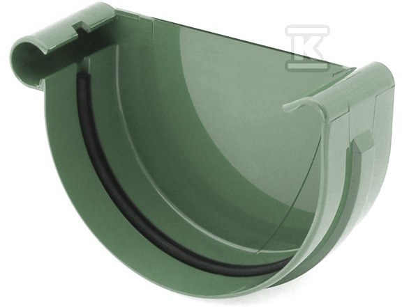 Left cap 75 mm /System 75 green - 60-095