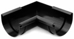 Internal corner 125 mm /System 125 black