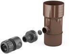 Rainwater reclaimer 90mm /System 100,125 bronze