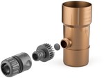 Rainwater reclaimer 90mm /System 125 copper