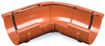 Adjustable outside corner 125 mm /System 125 brick red