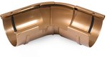 Adjustable outside corner 125 mm /System 125 copper