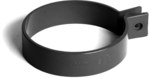 Metal clamp 63 mm black