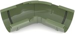 Adjustable outside corner 125 mm /System 125 green