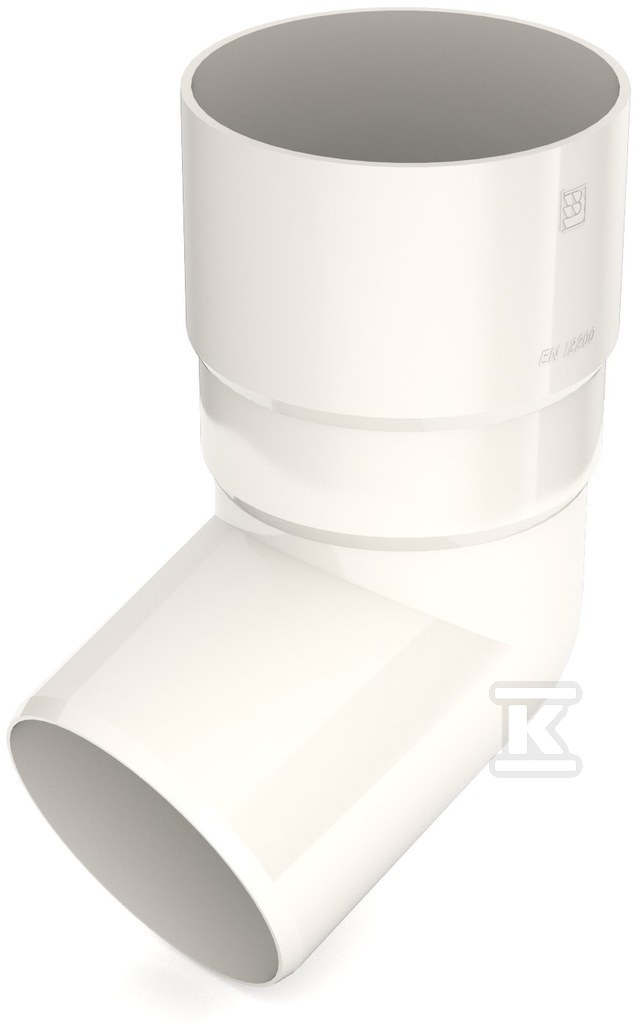 90 mm elbow /System 100.125 white - 62-141