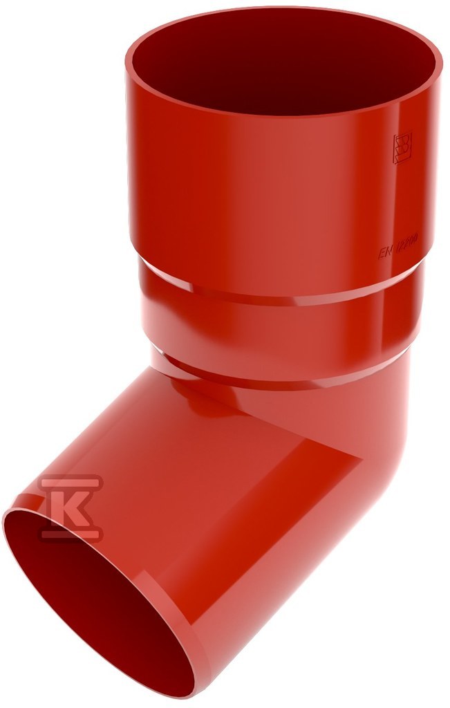 90 mm elbow /System 100.125 red - 62-143