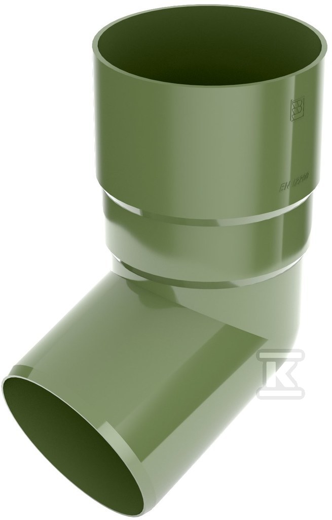 90 mm elbow /System 125 green - 62-145