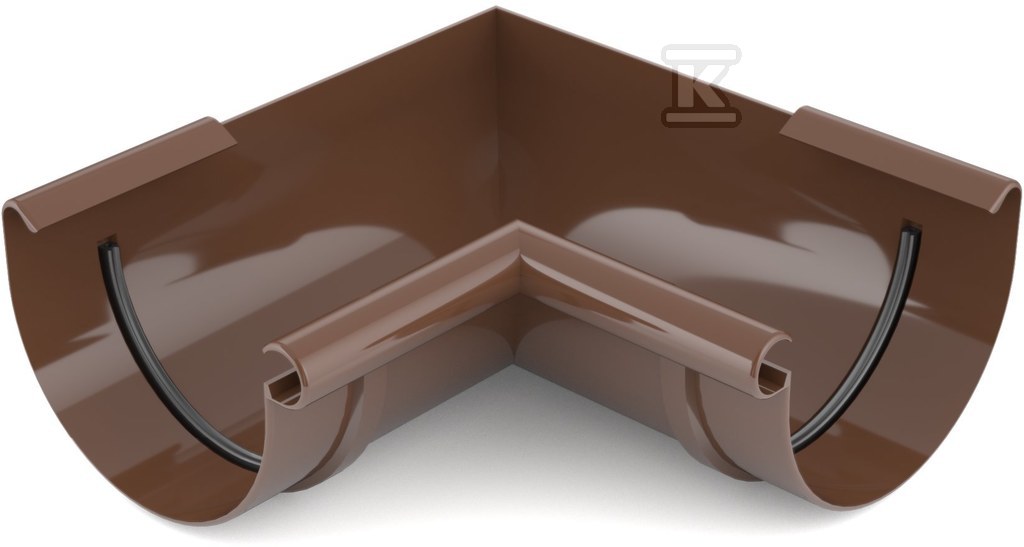 Internal corner 75 mm /System 75 bronze - 60-052