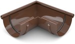 75 mm external corner /System 75 brown