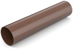 PVC Downpipe 110mm (4m)/System 125,150 Bronze