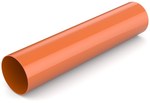 PVC drain pipe 90 mm (4m)/System 125 brick red