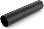 PVC Downpipe 90mm (3m)/System 125 Black