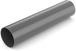 PVC Downpipe 63mm (4m) /System 75,100 Graphite