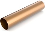 PVC Downpipe 90mm (3m)/System 125 Copper