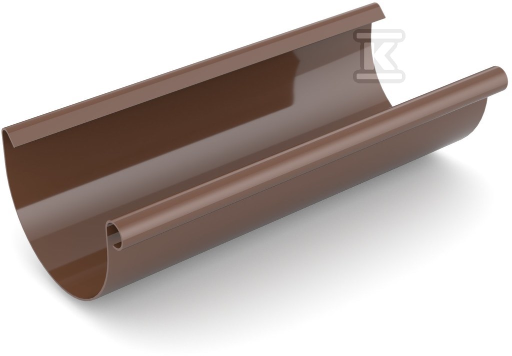 PVC roof gutter 125 mm (3m)/System 125 - 62-012