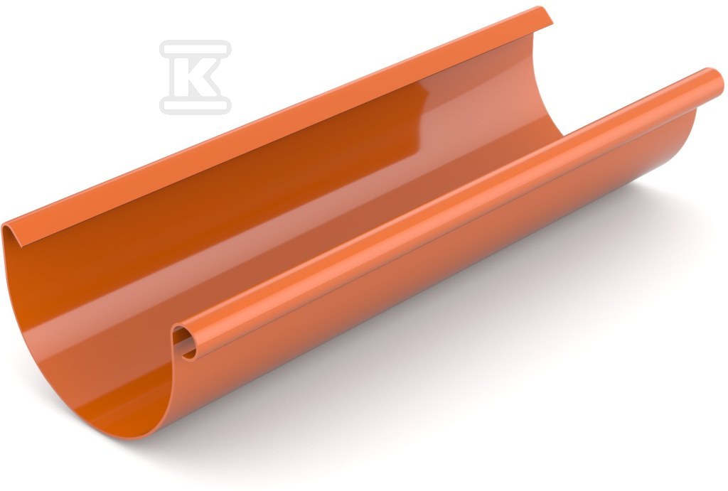 Roof PVC gutter 75 mm (3m) /System 75 - 60-016