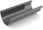 PVC roof gutter 75 mm (3m) /System 75 graphite