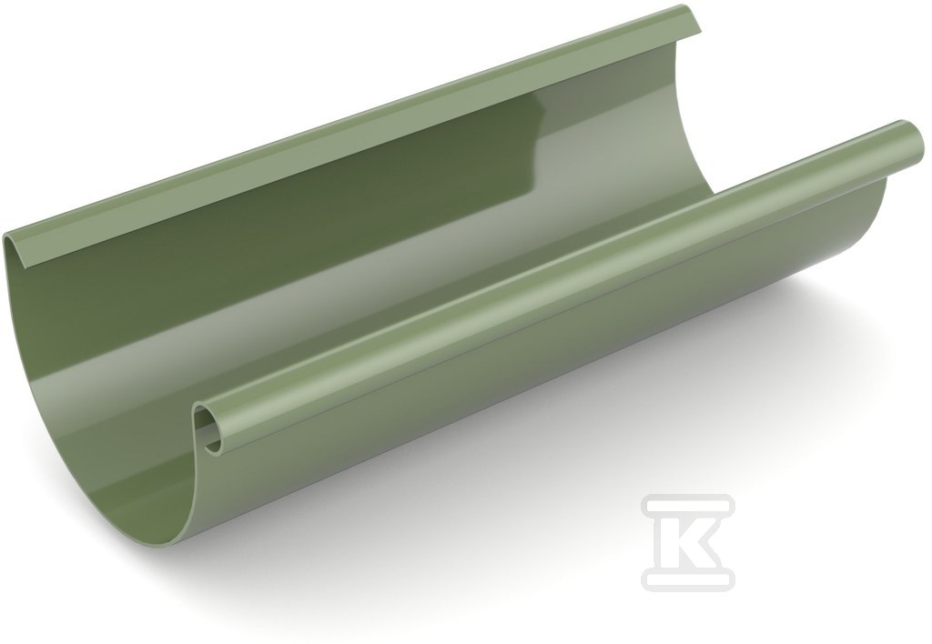 PVC roof gutter 125mm (4m)/System 125 - 62-005